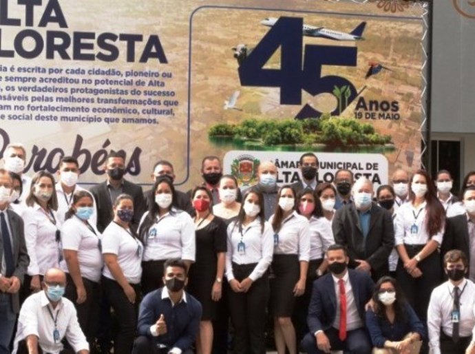 Vereadores comemoram 45 anos de fundação de Alta Floresta
