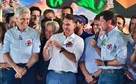 Caiado oficializa apoio a Flávio no segundo turno em evento em Goiânia