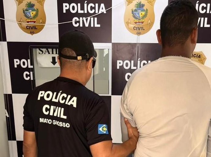 Polícia Civil prende em GO condenado por estupro de vulnerável em MT