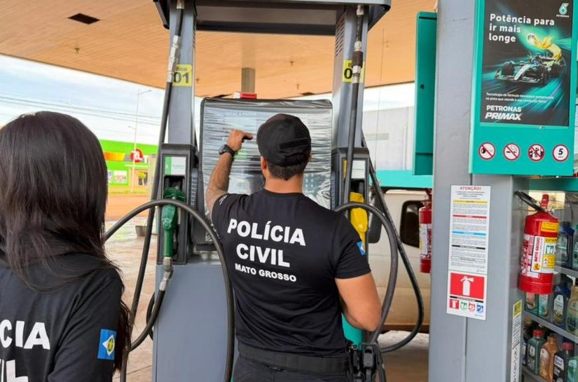 Polícia Civil e MPE fiscalizam postos de combustíveis em Confresa e região
