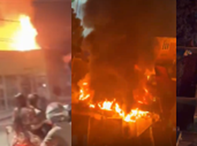Gerônimo em chamas: incêndio gigante destrói casa noturna em Cuiabá