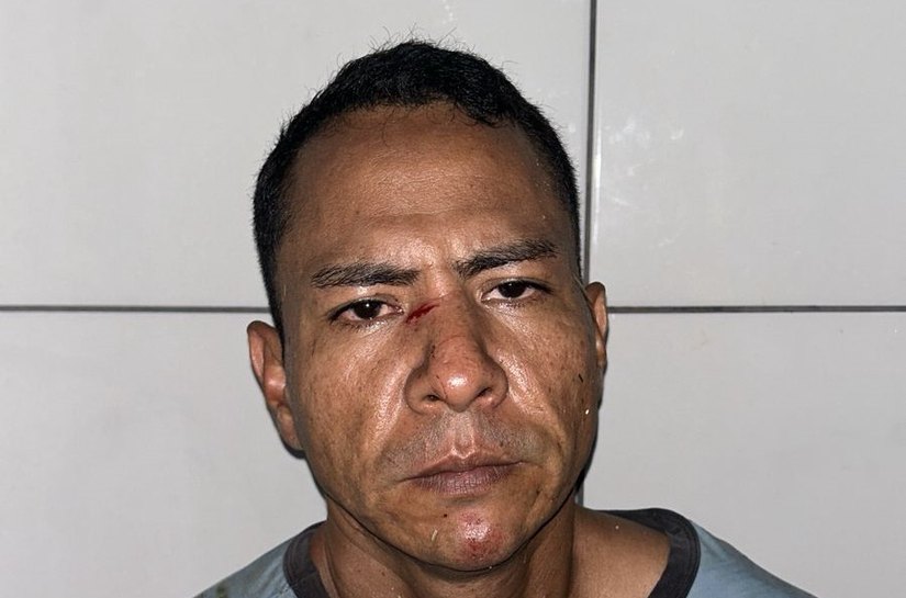 Veja Fotos: Assaltante ataca estudante no Centro e acaba derrubado pela Força Tática em flagrante