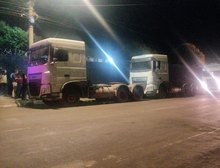 Polícia Militar prende três homens e recupera três caminhões furtados em Rondonópolis, MT
