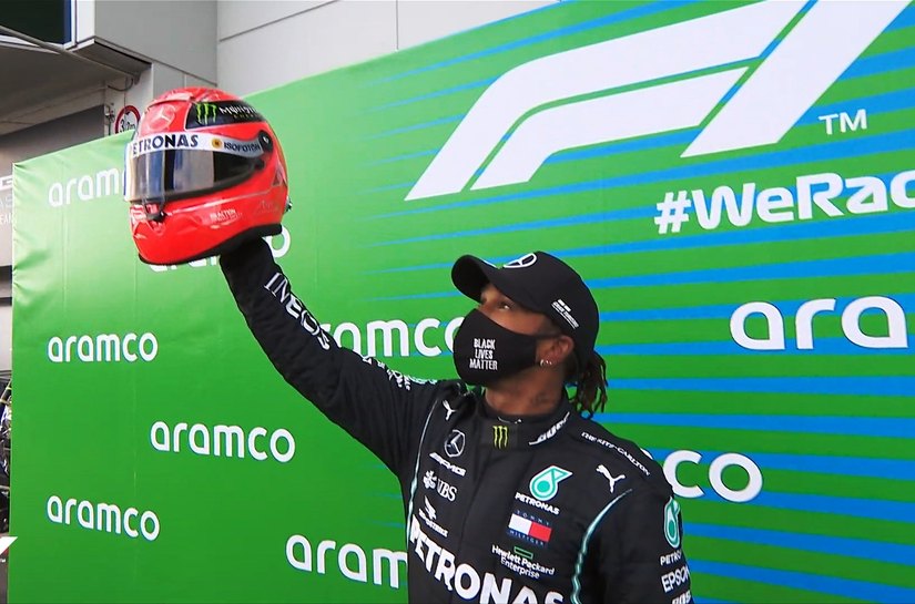 Hamilton vence GP de Eifel e iguala recorde de Schumacher