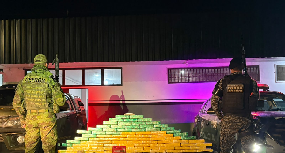 Gefron e Força Tática apreendem 80 tabletes de drogas em Várzea Grande