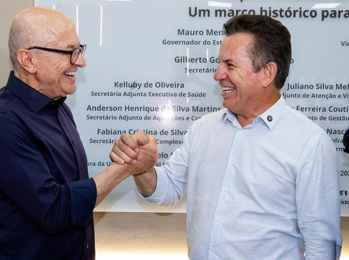 Mauro Mendes passa comando do Governo de MT para Otaviano Pivetta nesta terça-feira,31