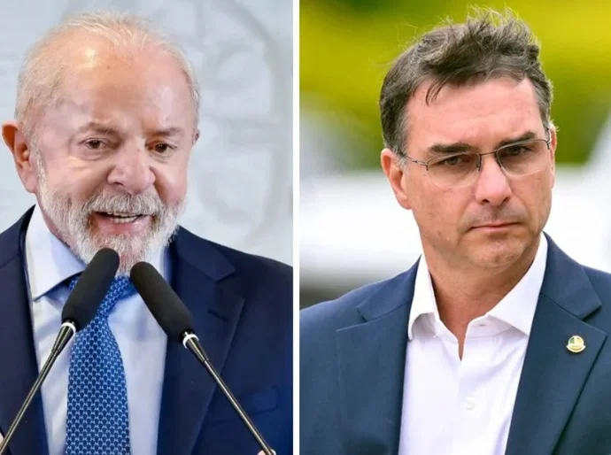 Lula volta a ficar à frente de Flávio no 2º turno no Agregador de Pesquisas da BBC News Brasil