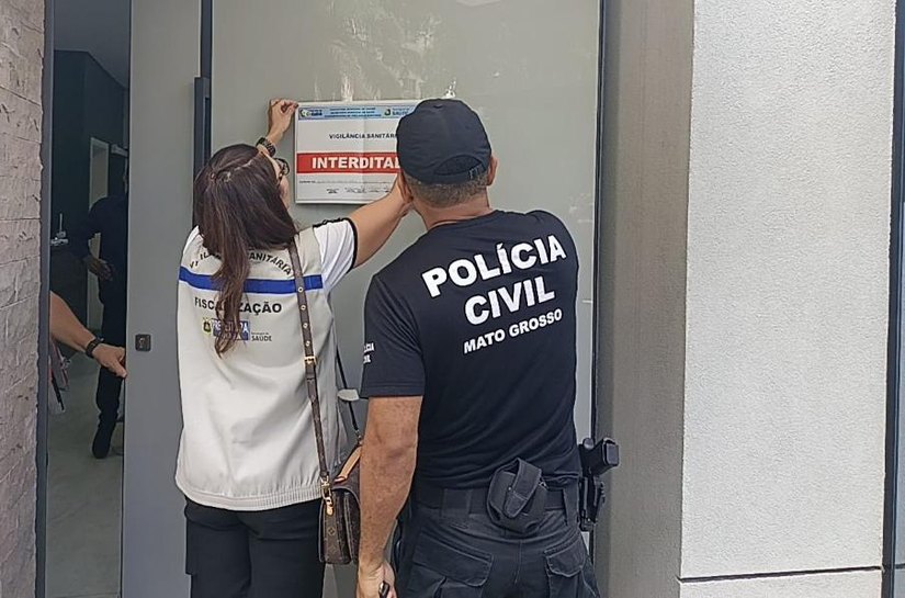 Polícia Civil e Vigilância Sanitária interditam fábrica clandestina de suplementos em Cuiabá