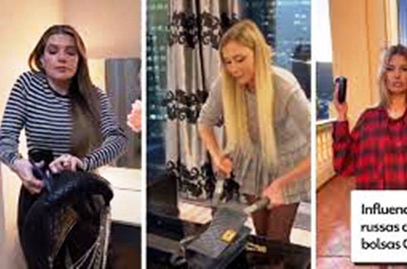 Influenciadoras russas destroem bolsas Chanel em protesto contra marca