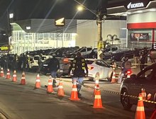 Operação Lei Seca prende oito condutores na avenida da FEB em Várzea Grande