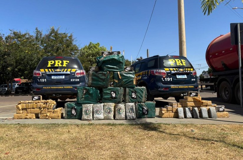 PRF apreende mais de 460 tabletes de drogas na BR-364  em MT