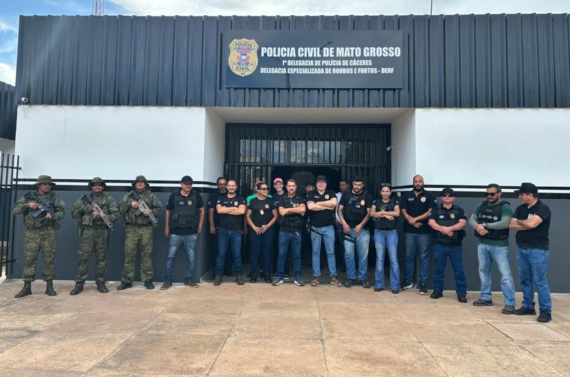 Polícia Civil deflagra Operação Erga Omnes para combater o tráfico de drogas em Cáceres, MT