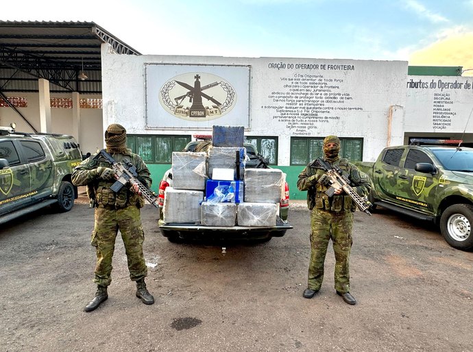 Gefron apreende 1,8 tonelada de drogas e gera prejuízo de R$ 64 milhões ao crime organizado