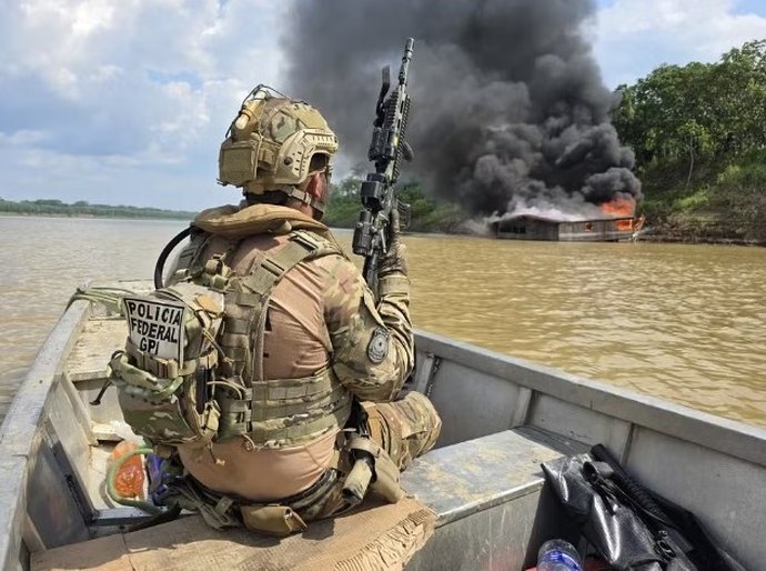 16 pessoas são detidas após conflitos entre garimpeiros e policiais no interior do Amazonas