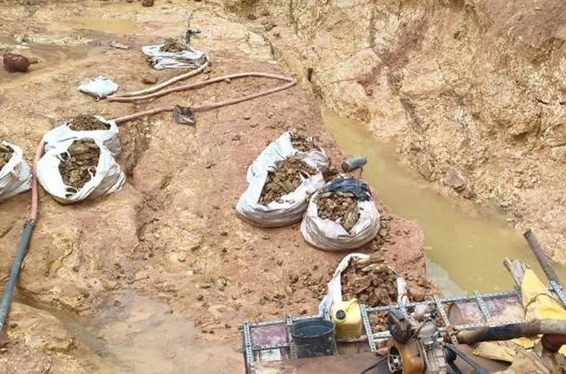 Polícia Militar prende homem e fecha garimpo ilegal em Novo Mundo,MT