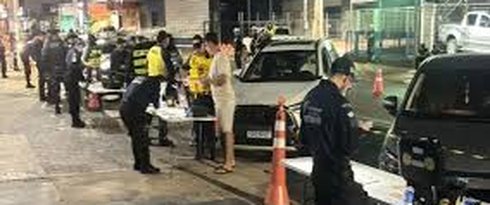 Operação Lei Seca termina com 9 presos em Cuiabá na madrugada desta segunda,14