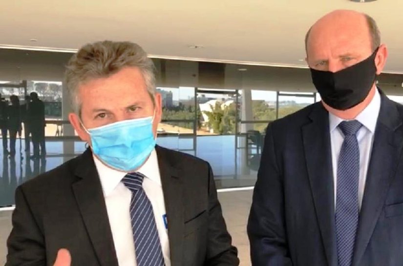 Mauro Mendes se reúne com ministros para tratar das ferrovias e da BR-163