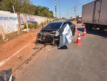 Acidente grave na Av. São Gonçalo mobiliza Guarda Municipal de Várzea Grande