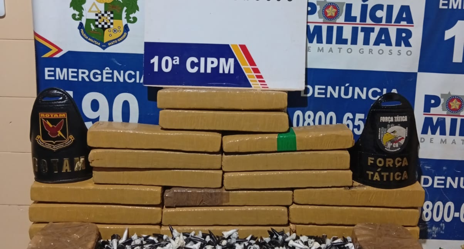 Rotam apreende 19 tabletes de entorpecentes e prende suspeito por tráfico em Aripuanã