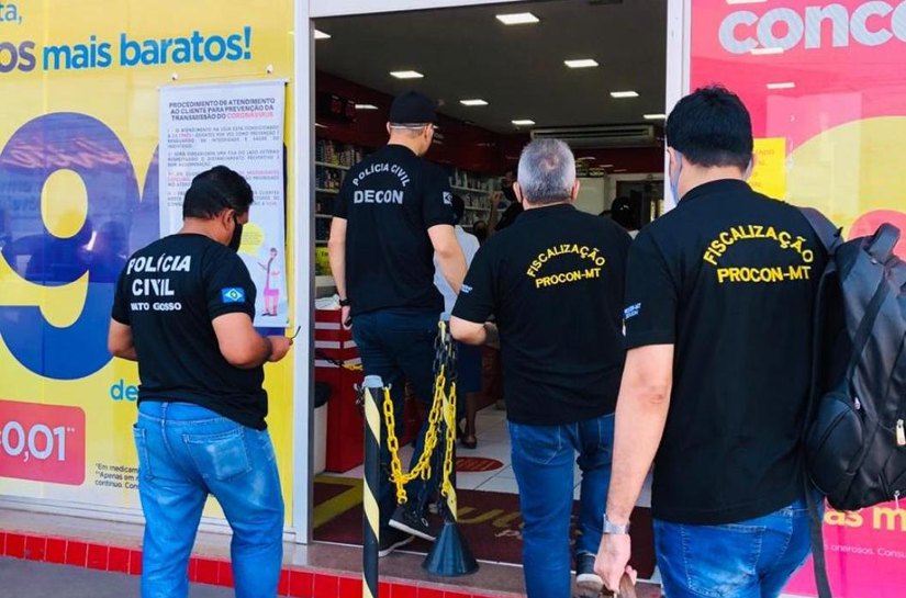 Operação de fiscalização tem como alvo mais uma farmácia em Várzea Grande