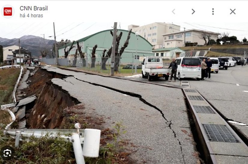 Terremoto de magnitude 7,5 atinge oeste do Japão e provoca alerta de tsunami