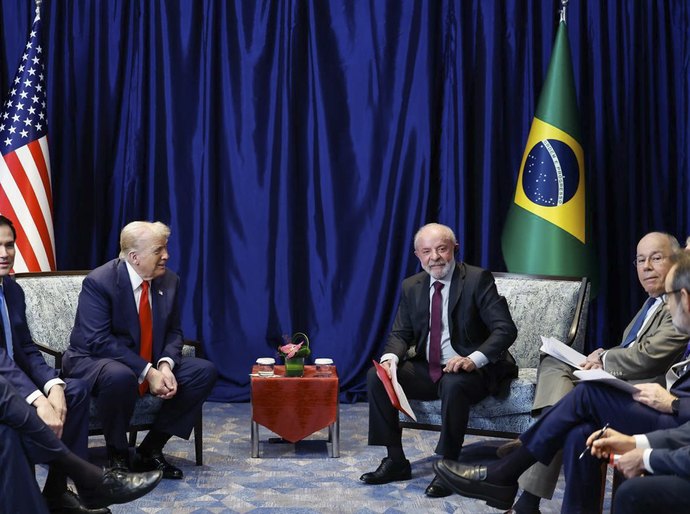 Trump diz que reunião com Lula foi 'muito boa'; presidente brasileiro afirma que acordo comercial deve ser finalizado nas próximas semanas