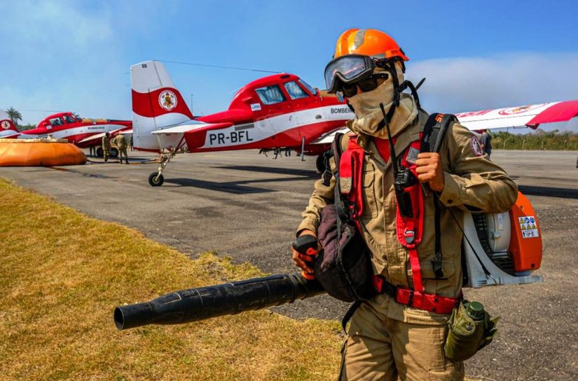 Estado contará com 8 aeronaves para combate aos incêndios florestais
