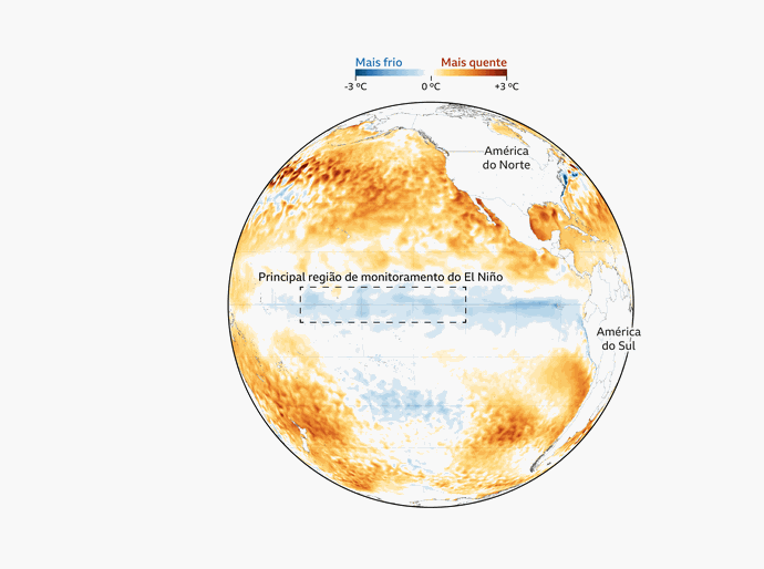 Super El Niño: os gráficos que mostram por que ele pode ser o fenômeno mais extremo em décadas (e quais seriam seus efeitos)