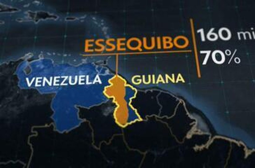 Tensão devido ao referendo realizado pela Venezuela em território que disputa com a Guiana