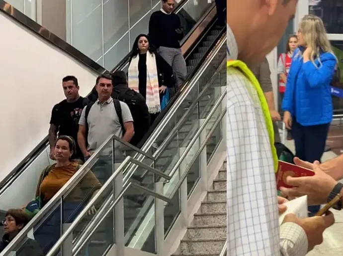 A viagem de Flávio Bolsonaro aos EUA em busca de Trump: classe executiva, steak de carne, fotos e sorvete