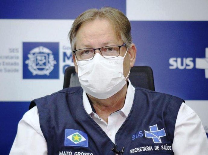 “A saúde de Mato Grosso colapsou”, diz secretário Figueiredo, em live nesta quarta feira, 24, ao afirmar que o caos está instalado