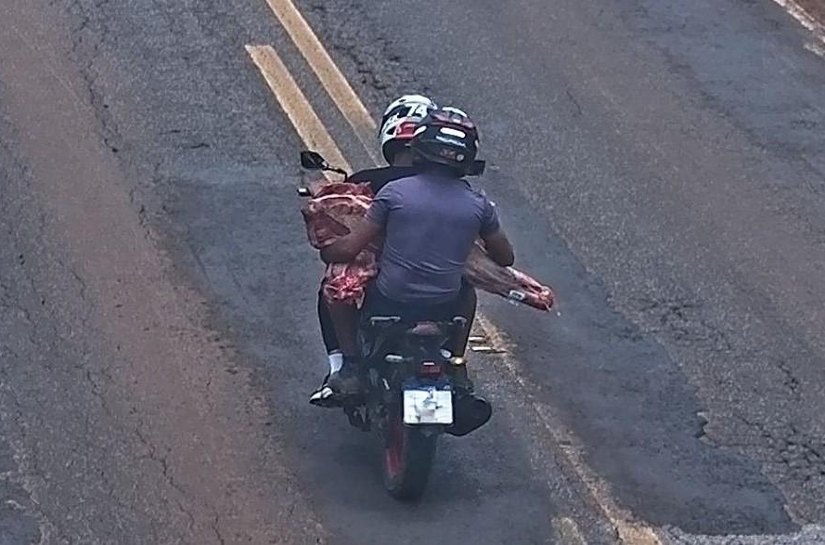 “Guerra da Carne” termina com 11 na delegacia após saque de carga em MT