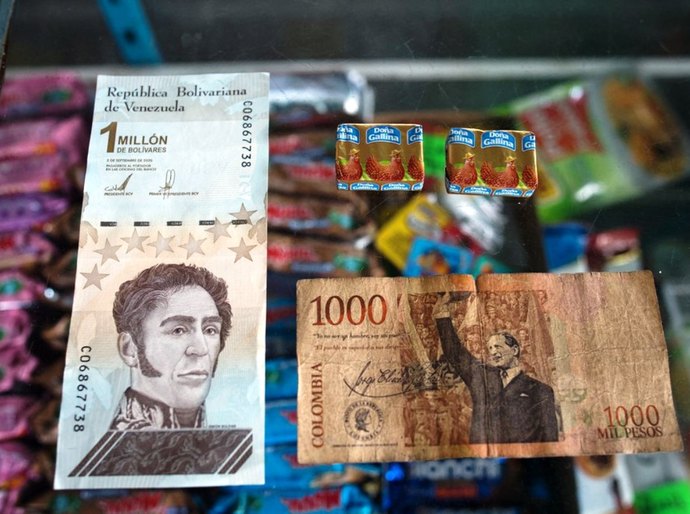 Venezuela elimina seis zeros de sua moeda pela hiperinflação