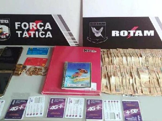 Rotam prende seis suspeitos e descobre central de aplicação de golpes em Cuiabá