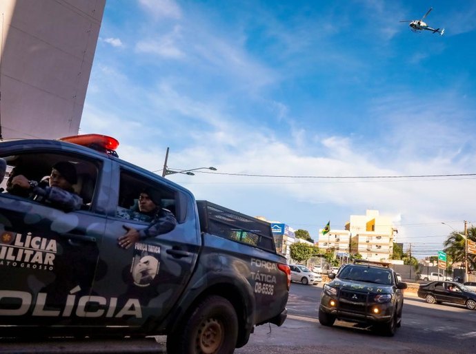 Governo envia reforço policial a Brasnorte; forças de segurança fazem cerco a criminosos