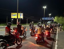 Abordagens da Lei Seca na ponte Sérgio Motta apreendem 82 motocicletas por irregularidades