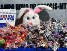 Polícia Militar frustra evento e apreende ovos de Páscoa que seriam distribuídos por facção