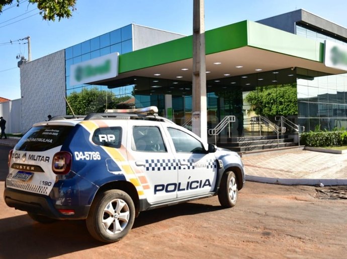 Força Tática mata assaltante durante furto na agência Sicredi em cidade de MT