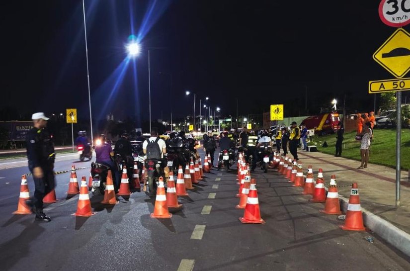 Quatro pessoas são presas em Cuiabá durante operação de fiscalização com foco em motocicletas