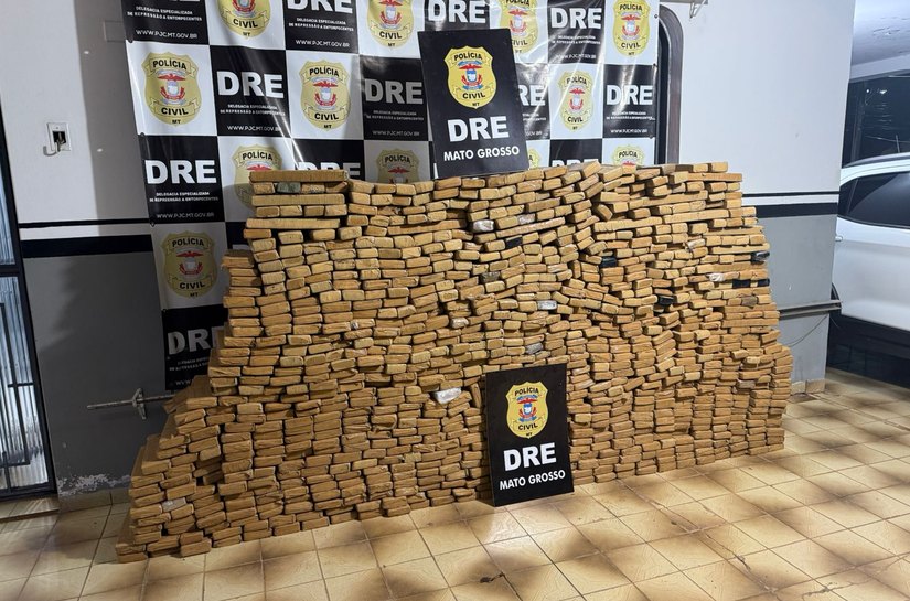 Polícia prende casal traficante e apreende 1,1 tonelada de maconha em Várzea Grande