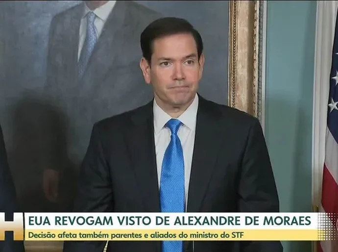 EUA suspendem vistos de Moraes, de outros sete ministros do STF e do PGR; Mendonça, Nunes Marques e Fux ficam de fora