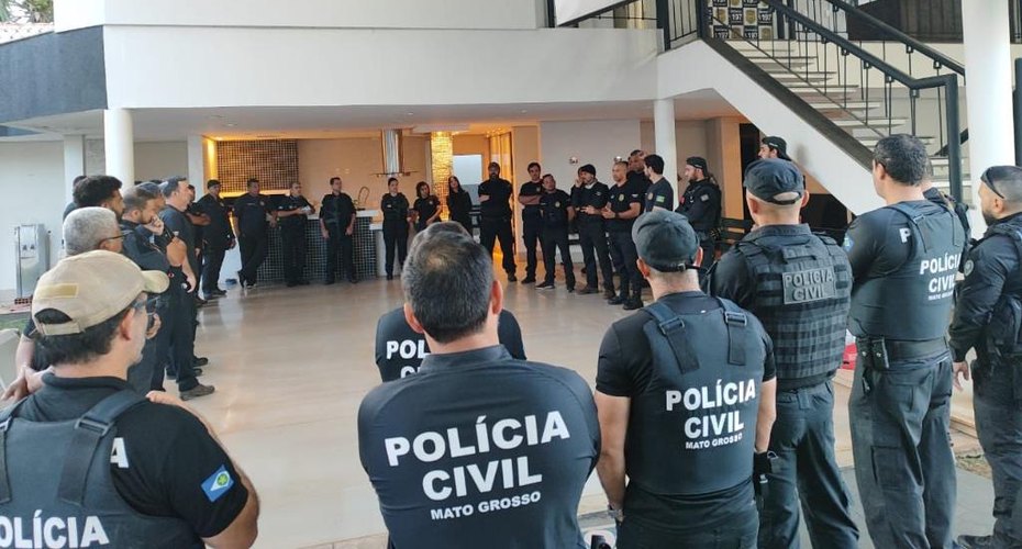 Polícia Civil de MT cumpre dez mandados de prisão contra crimes de estelionato em apoio a Polícia Civil de GO
