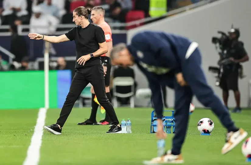 'O que eles fizeram hoje foi histórico', diz Filipe Luís sobre jogadores do Flamengo contra o PSG