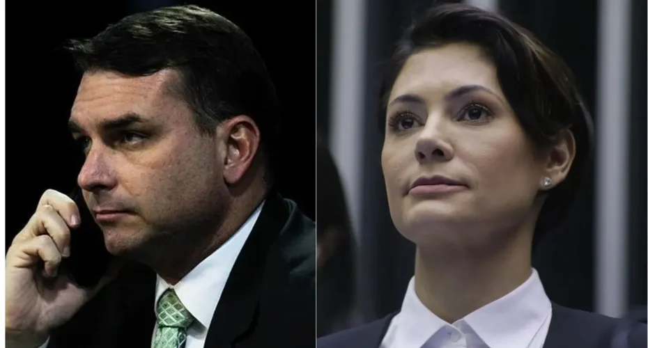 Solução para crise entre Flávio e Michelle depende de Bolsonaro