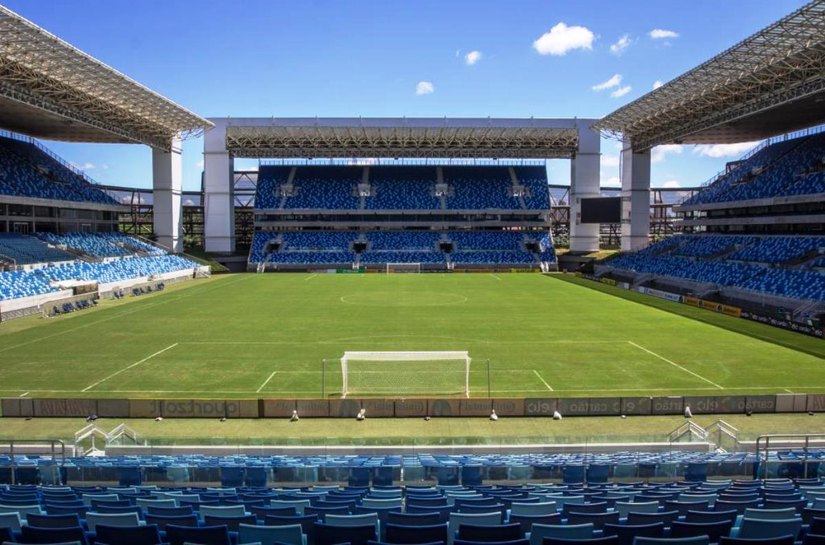 Última etapa das obras de reforma na Arena Pantanal foram paralisadas para realização da Copa América