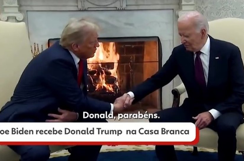 Trump se reúne com Biden em 1ª visita à Casa Branca após eleição e promete 'a transição mais suave possível'