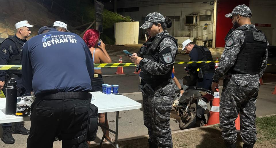 Lei Seca intensifica fiscalização e prende quatro condutores em Cuiabá
