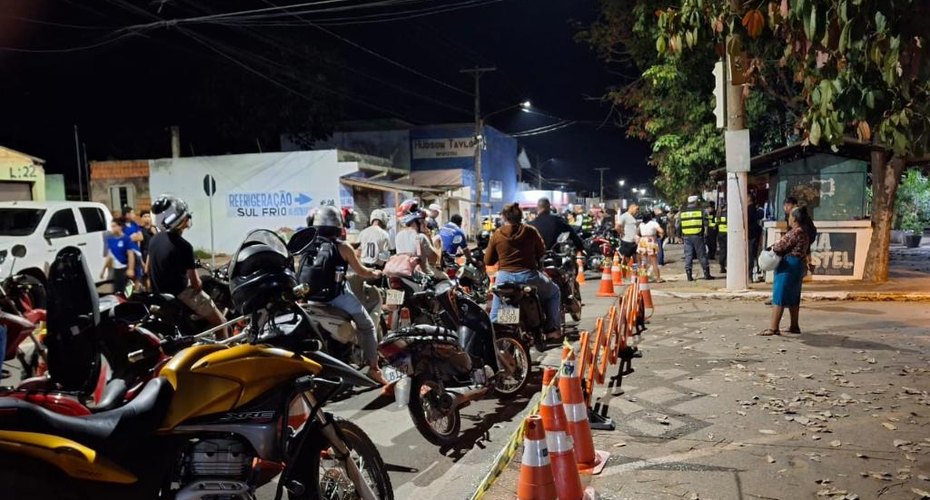 Cinco condutores são presos durante Operação Tolerância Zero Sobre Duas Rodas em Várzea Grande