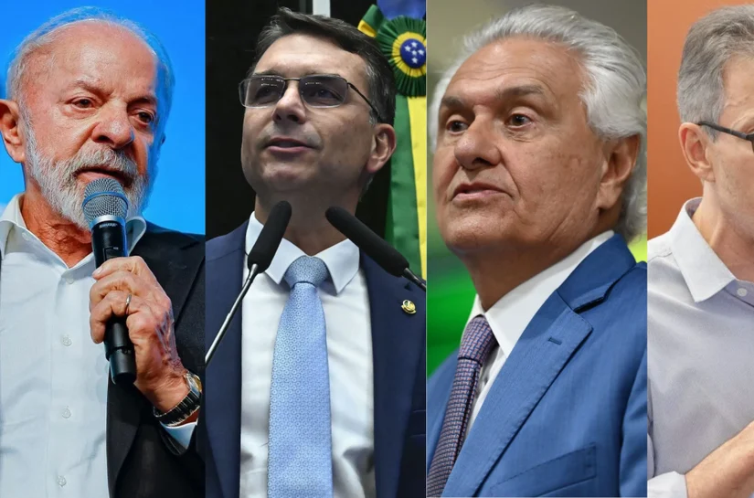 Real Time: Lula empata com Caiado e Zema em 2º turno, e vence Flávio