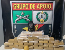 PM prende homem com 33 tabletes de pasta base de cocaína em Várzea Grande